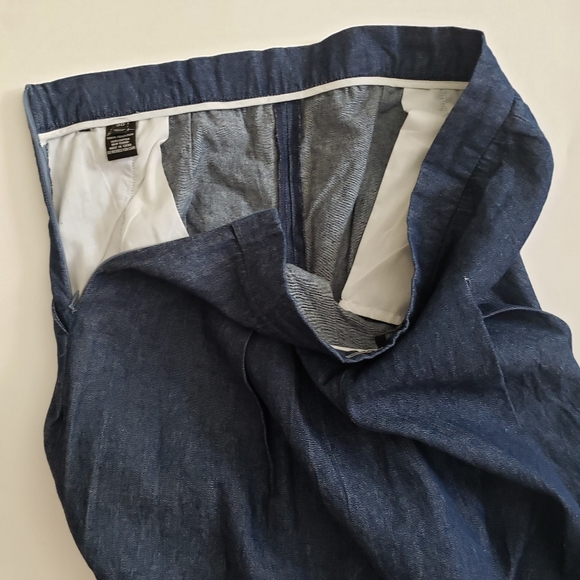 ABS Allen Schwartz | Pleated Jean Culottes with Pockets - Picture 10 of 11